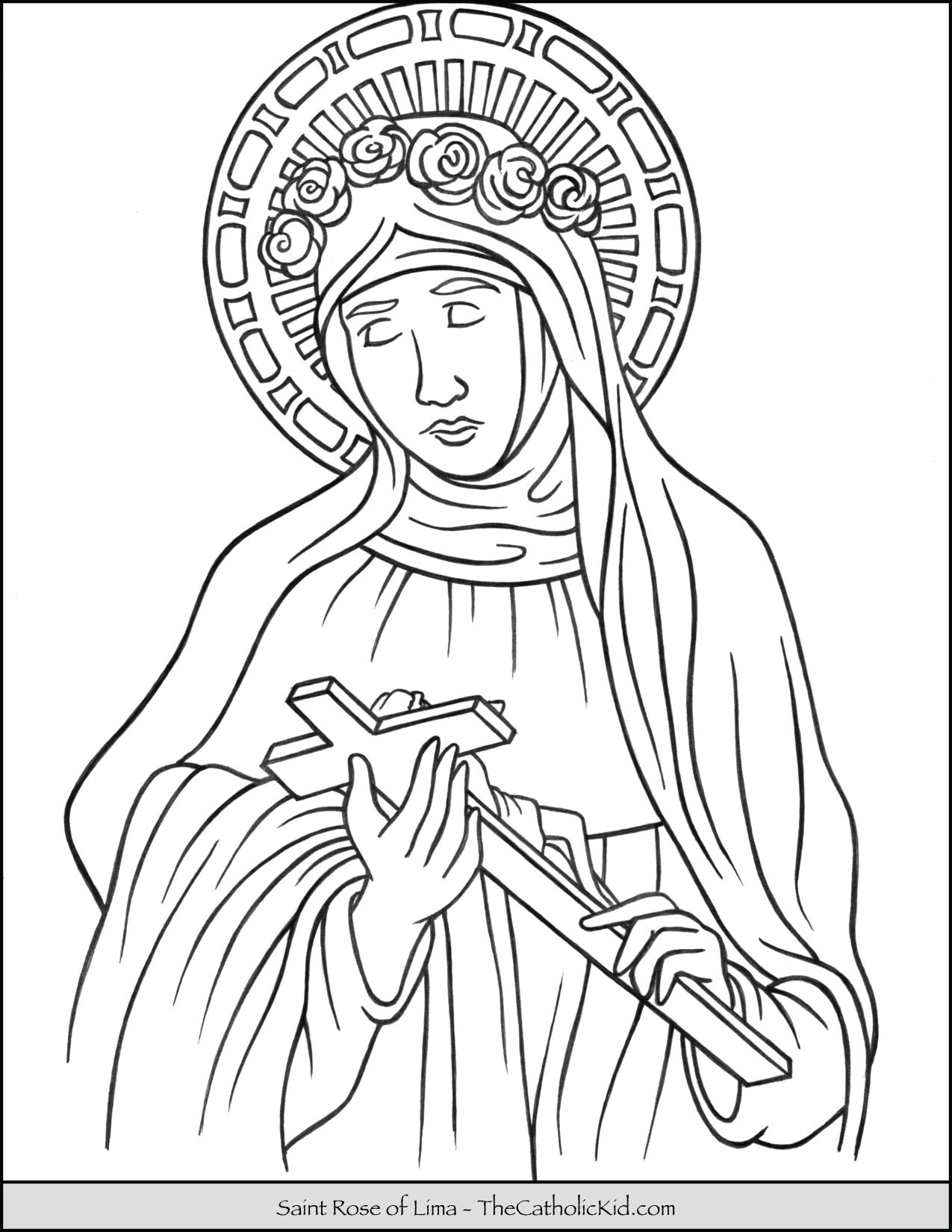 Free printable catholic coloring pages for kids