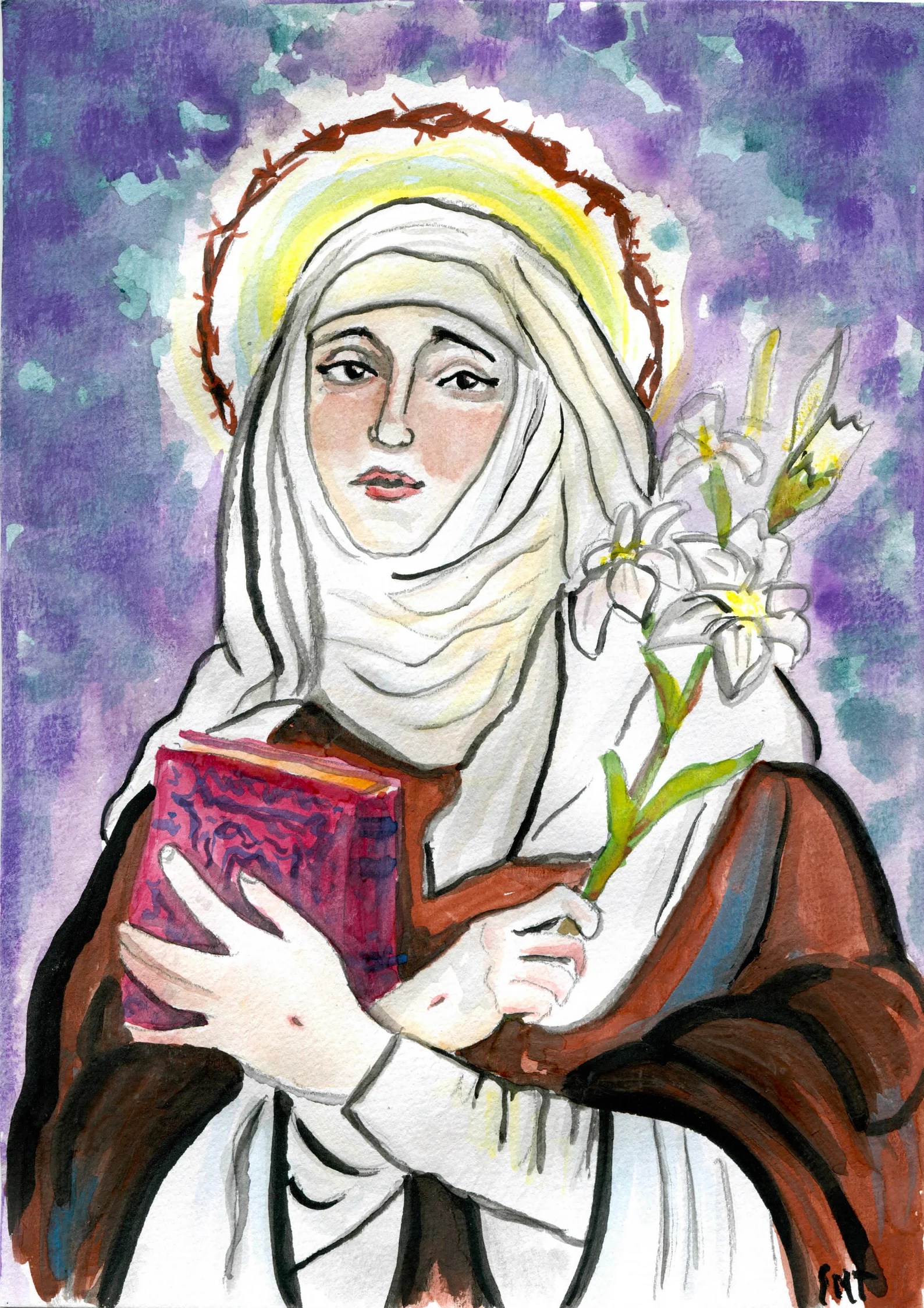 The faithful confidence and fortitude of catherine of sienna