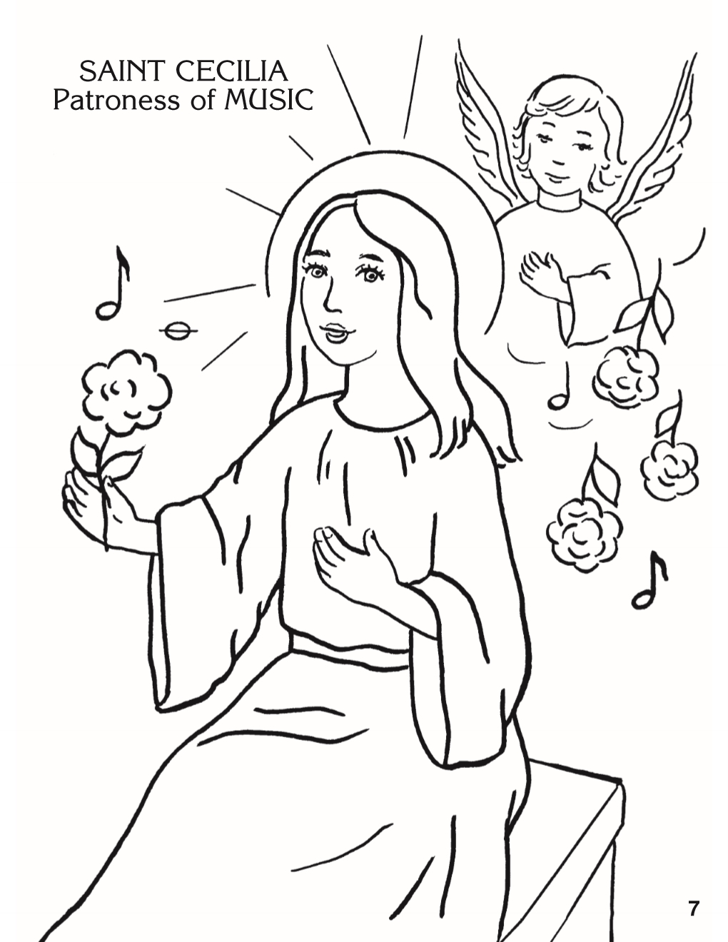 St joseph the saints coloring book