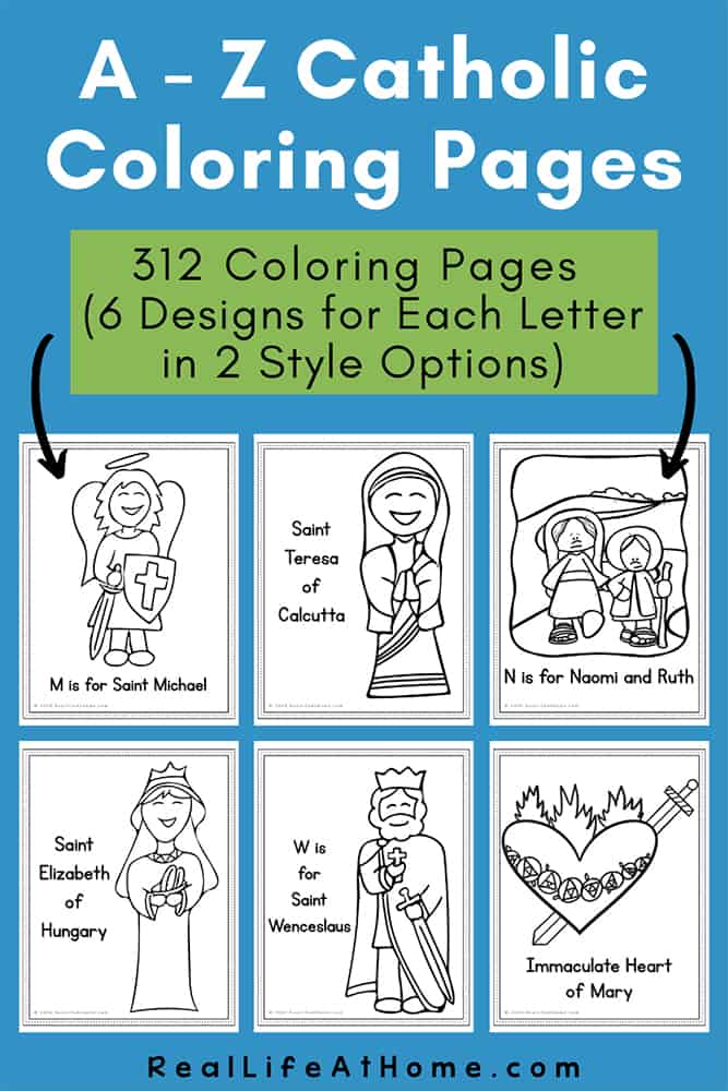 Catholic coloring pages for a