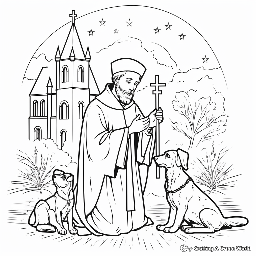 All saints day coloring pages