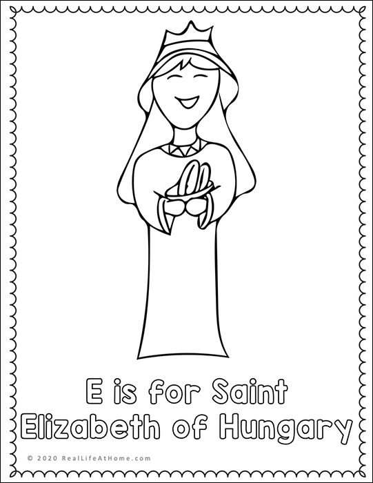 Letter e â catholic letter of the week worksheets and coloring pages