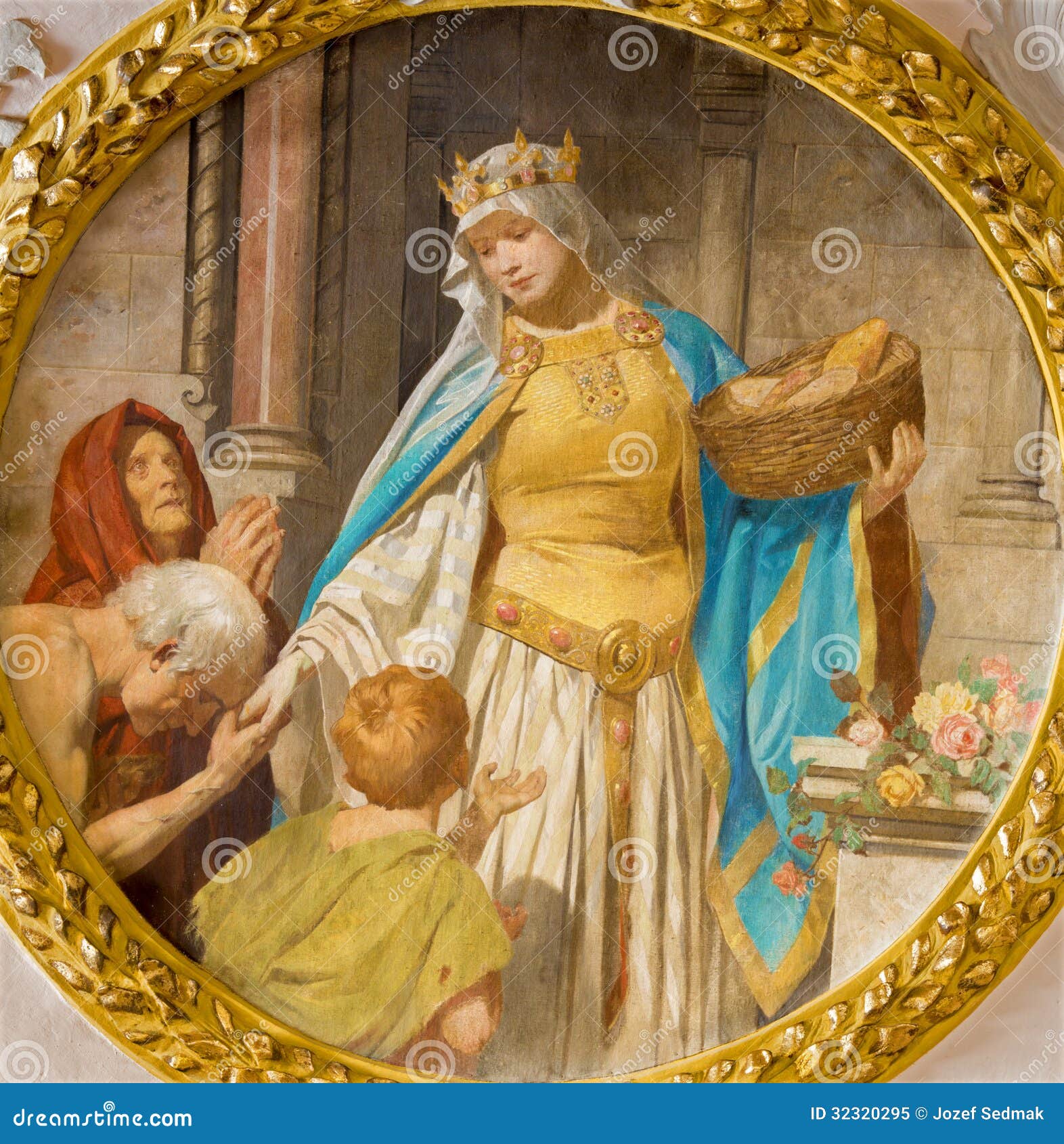 Saint elizabeth hungary stock photos