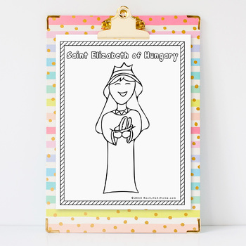 Saint elizabeth of hungary printables activity packet by real life at home