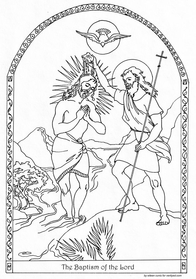 Saints coloring pages