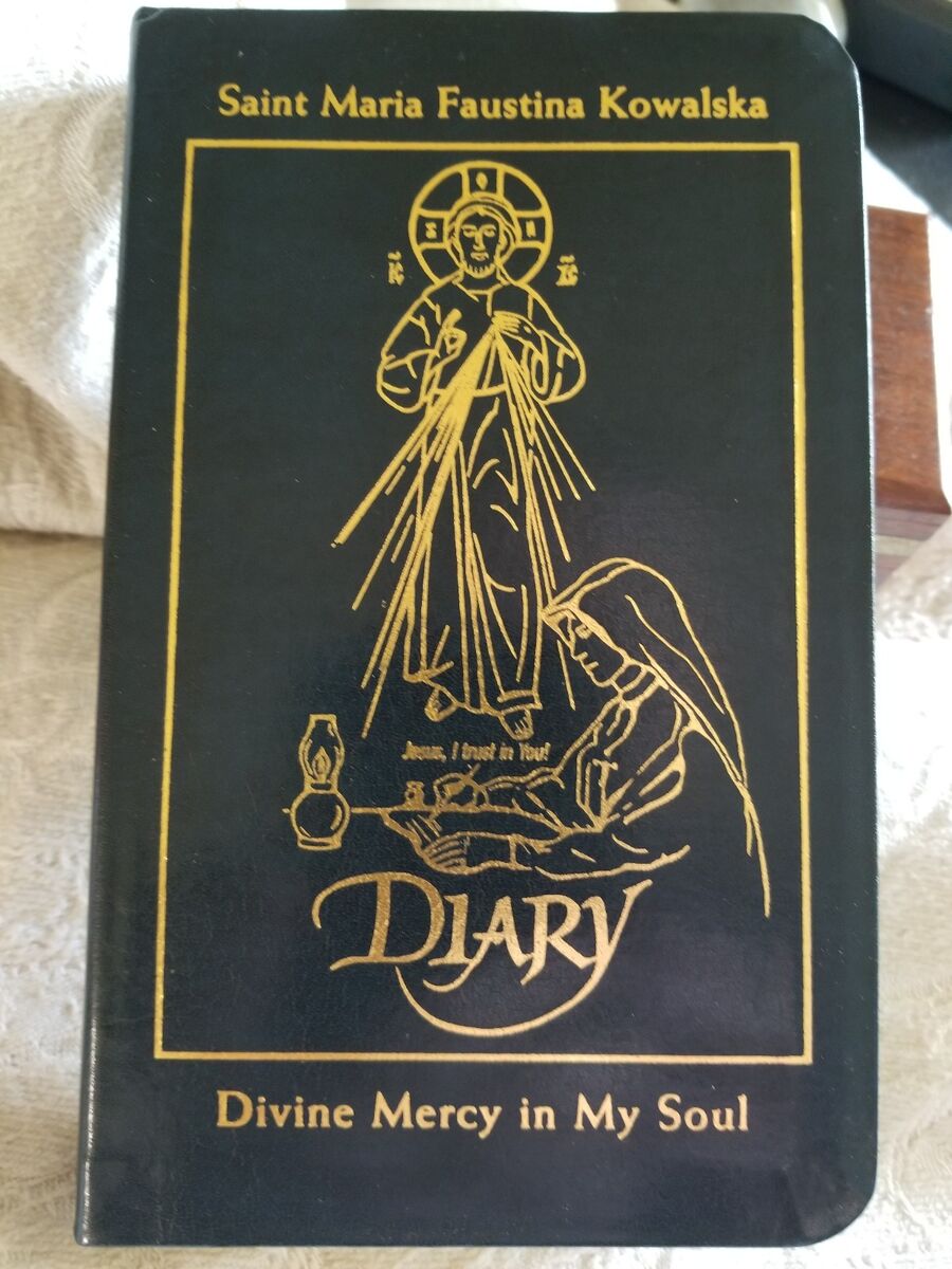 The diary of st maria faustina kowalska divine mercy blue leather
