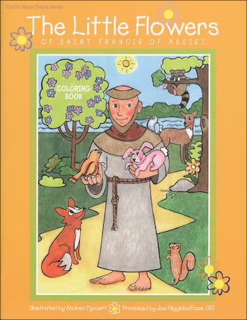 Little flowers of saint francis coloring book