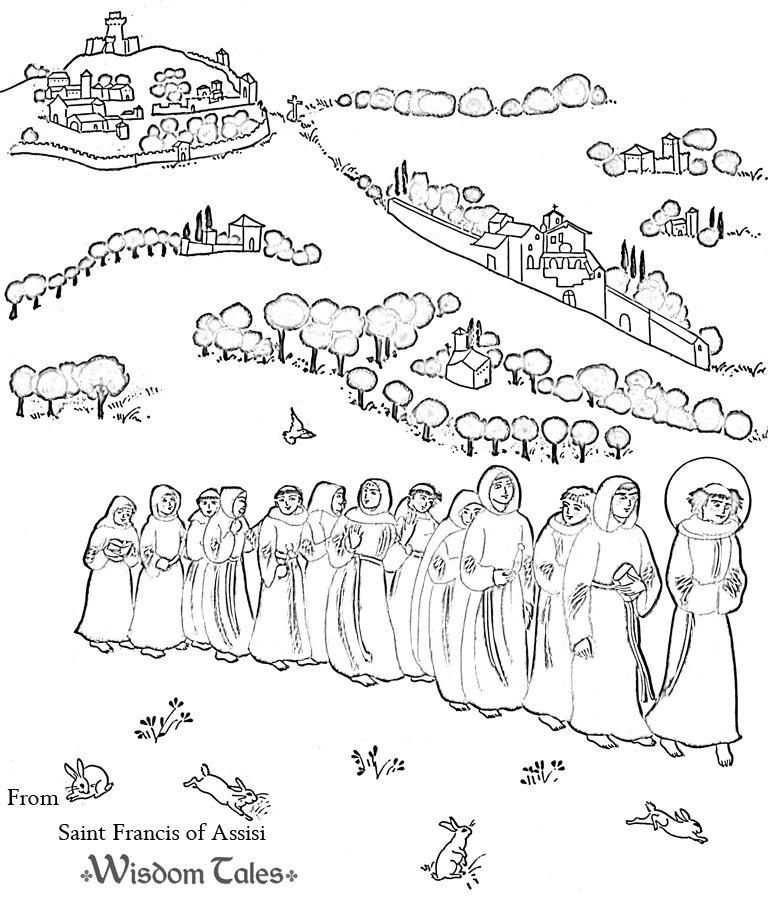 Saints coloring pages