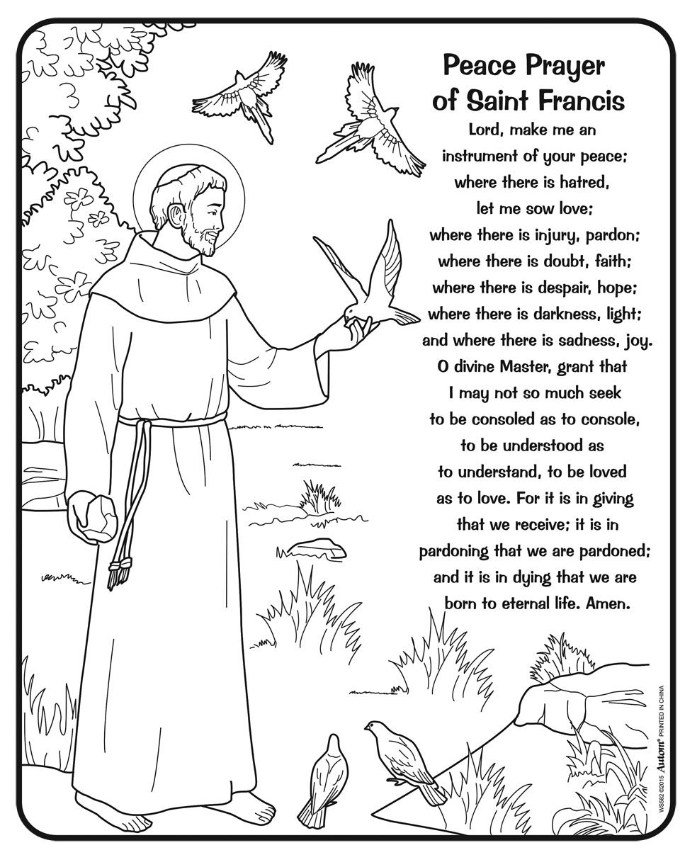 Saint francis prayer st francis assisi st francis