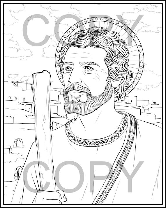 Saint joseph coloring pages download now