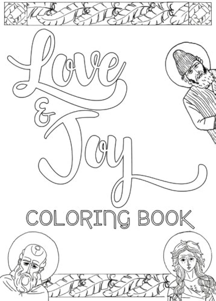 Love joy coloring book by gann c