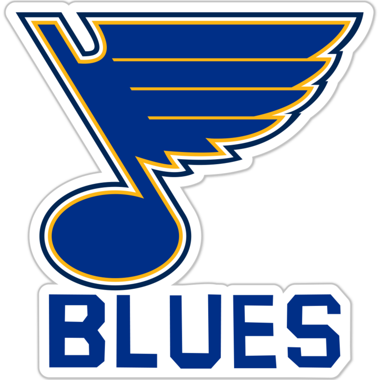 St louis blues nhl logo sticker