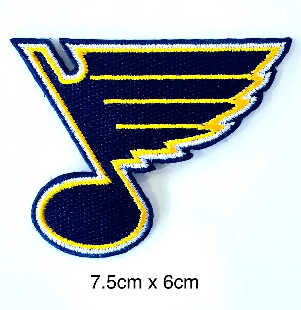 Nhl stlouis blues logo patch sport embroidery iron sewing on fabric