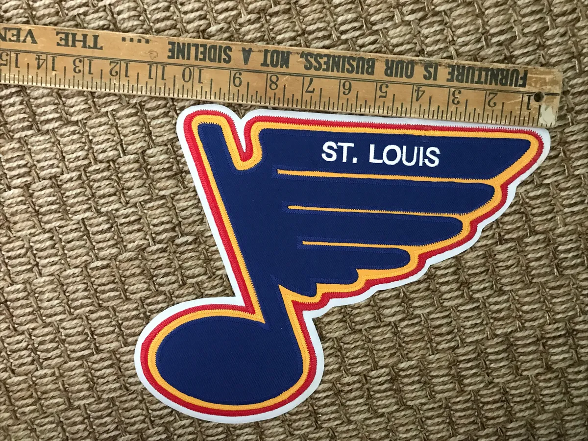 Huge st louis blues nhl large x â jersey game patch new