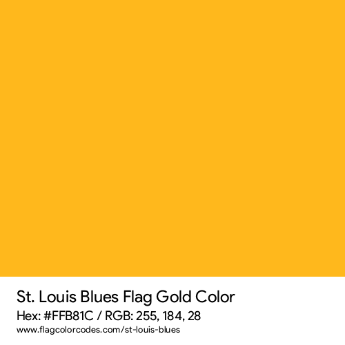 St louis blues flag color codes