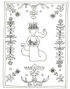 Advent saints coloring pages the homely hours