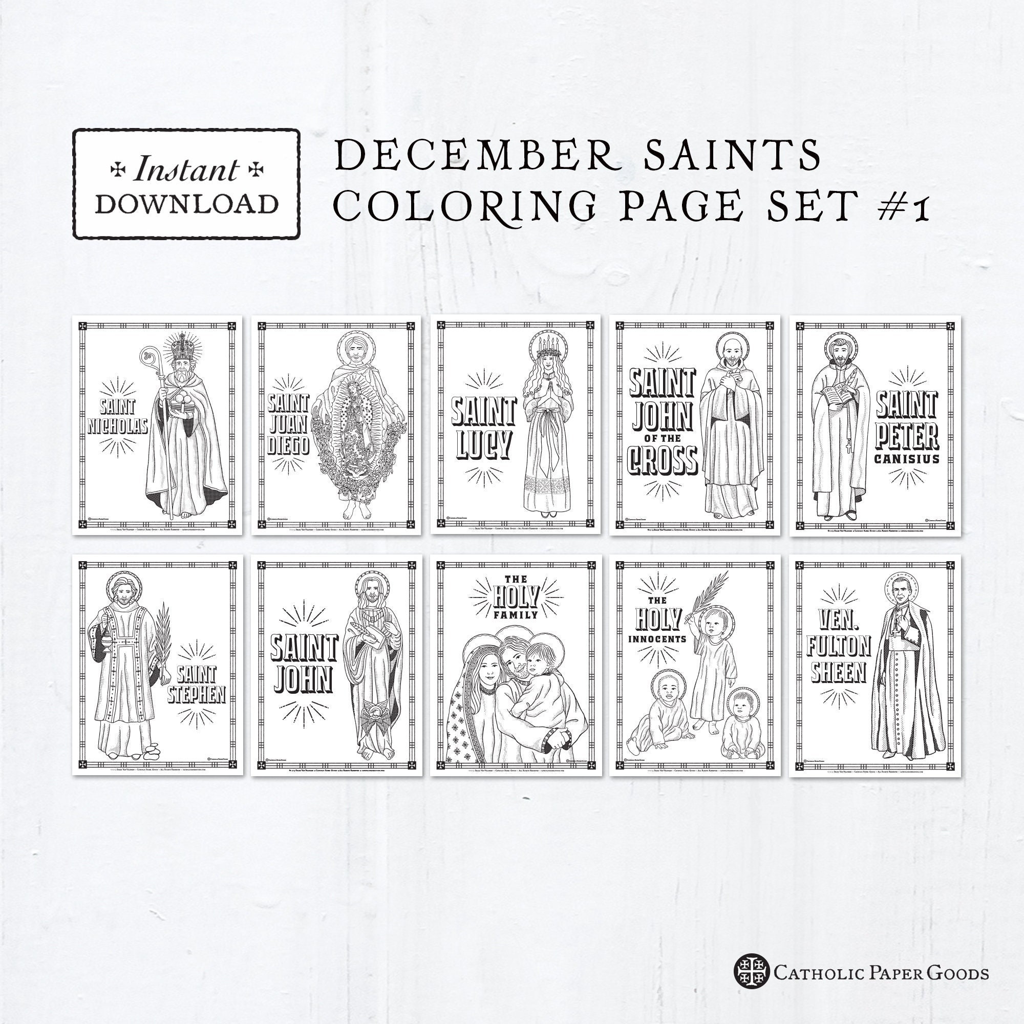 Catholic coloring pages