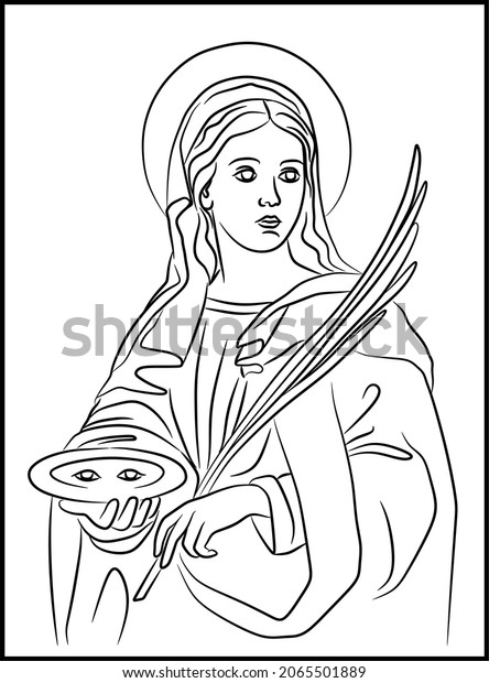 Patron saint lucia images stock photos d objects vectors