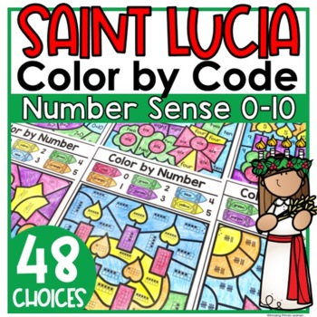 St lucia saint lucys day coloring pages math number sense worksheets