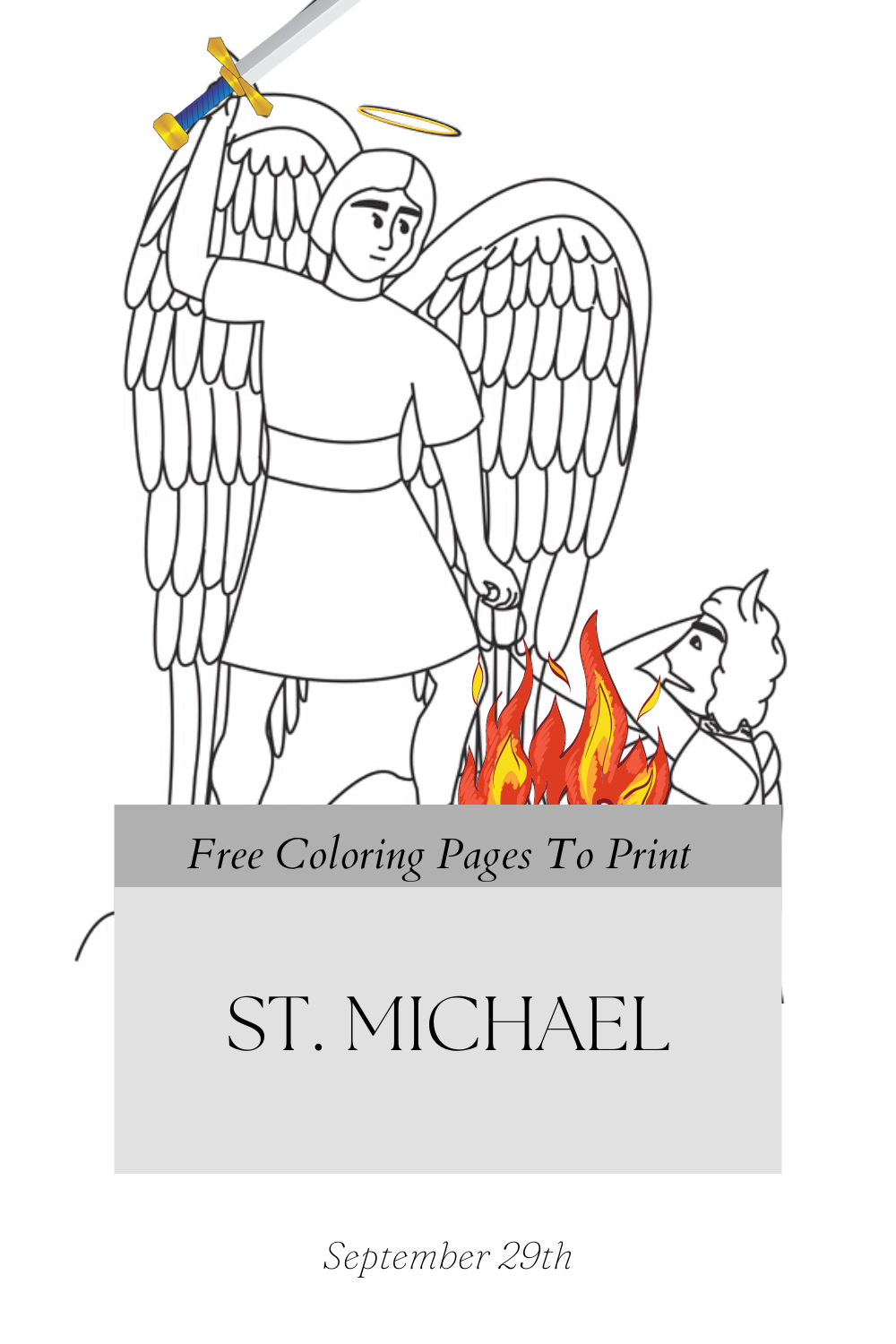 Free coloring pages for catholics