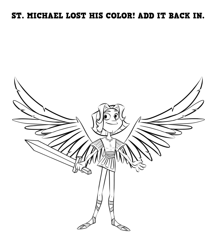 New animation teaches children the st michael the archangel prayer