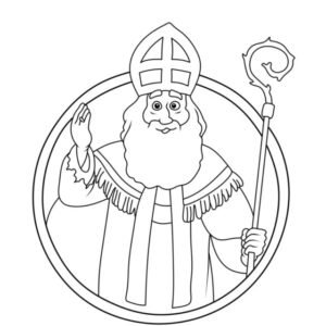 St nicholas coloring pages printable for free download