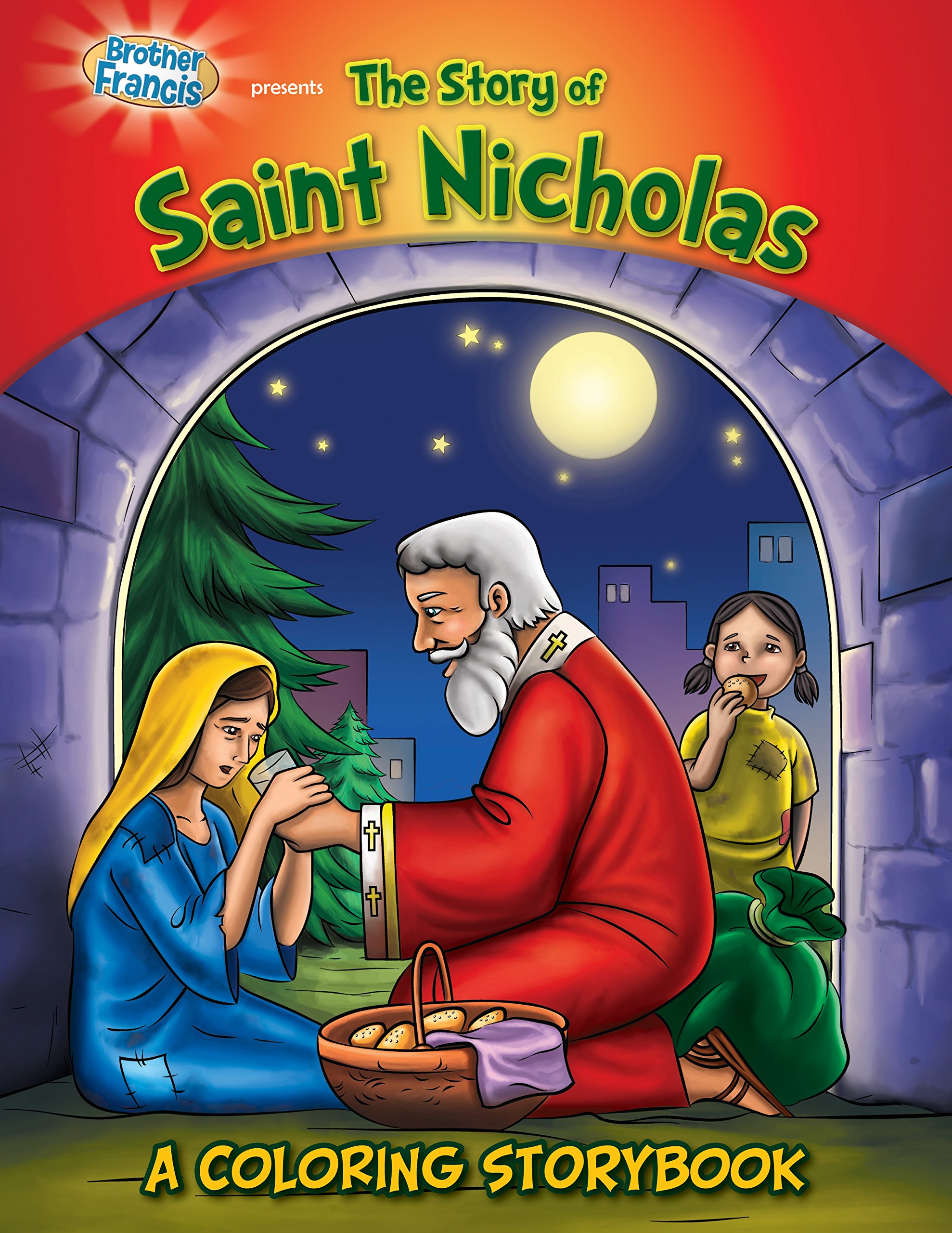 The story of saint nicholas coloring book