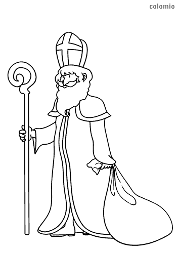 St nicholas coloring pages free printable stnicholas coloring sheets