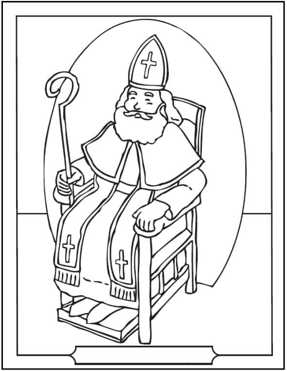 St nicholas coloring pages printable for free download