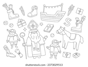 Saint nicholas vector art graphics