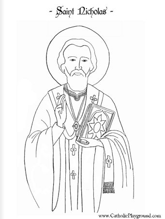 Saint nicholas coloring page saint coloring coloring pages saint nicholas