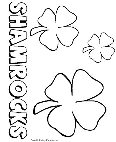 St patricks day coloring pages