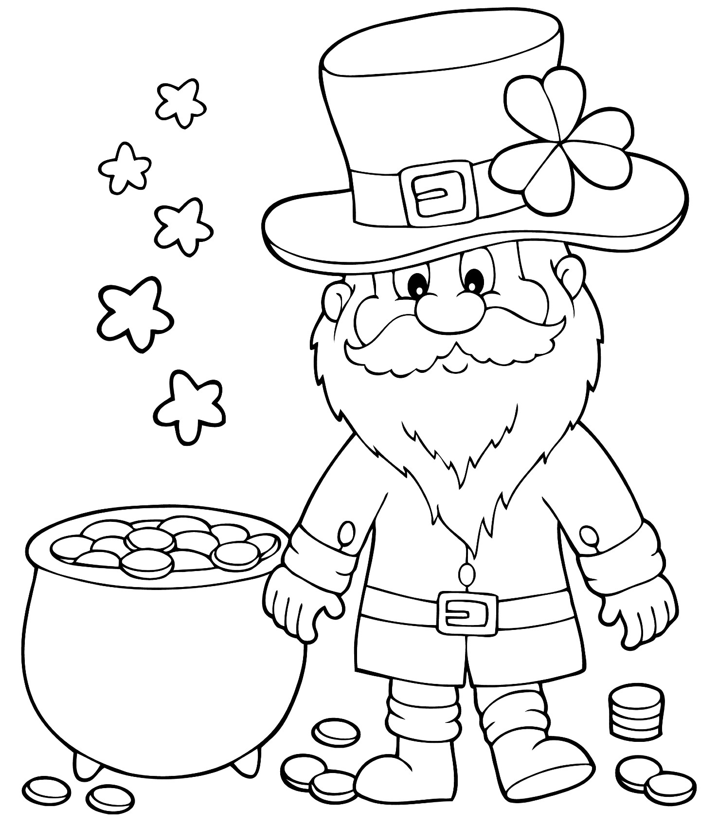 Saint patricks day coloring pages