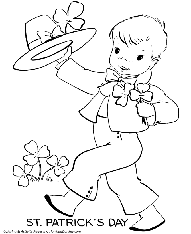 St patricks day coloring pages