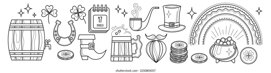 Leprechaun outline images stock photos d objects vectors