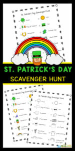 Ð free printable st patricks day scavenger hunt activities for kids