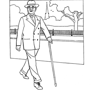 President harry s truman coloring pages printable for free download