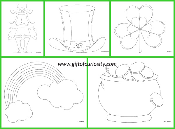 St patricks day coloring pages