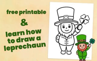 Leprechaun coloring page archives mrs merry