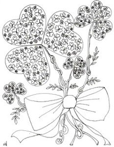 Free coloring page for st patricks day for kids adults blog