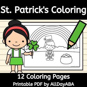 St patricks day coloring pages