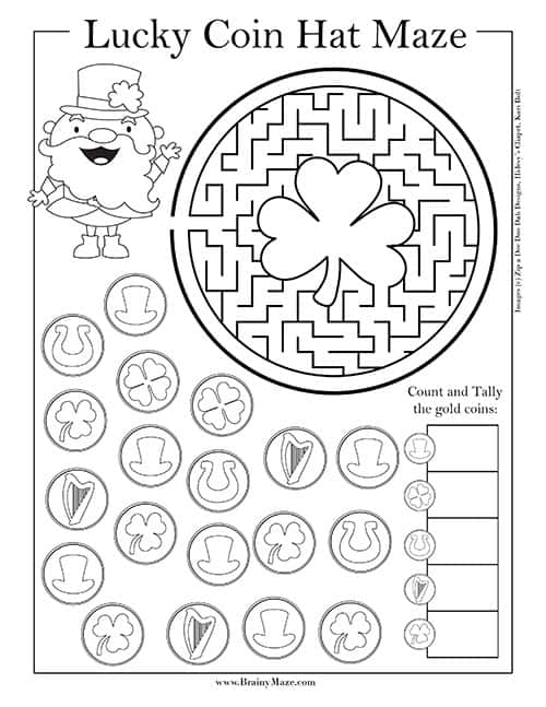 St patricks day maze