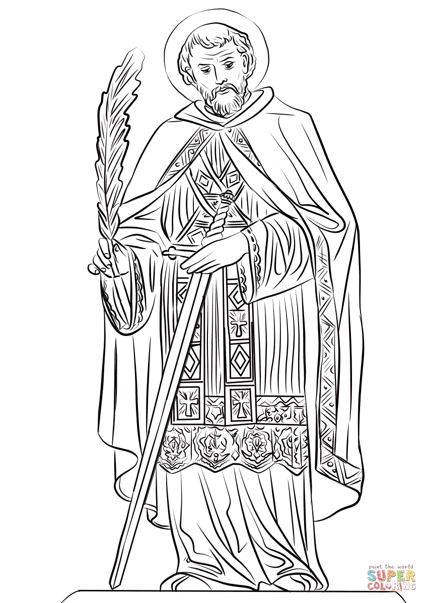 Saint valentine coloring page free printable coloring pages