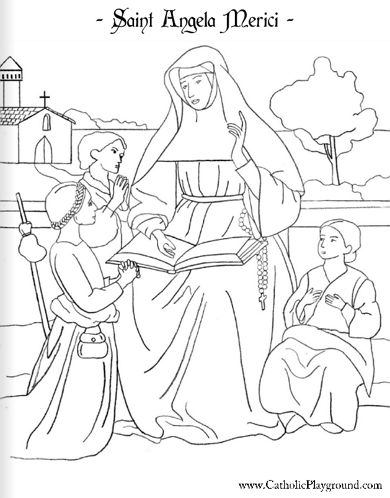 Celebrate all saints day with beautiful coloring pages