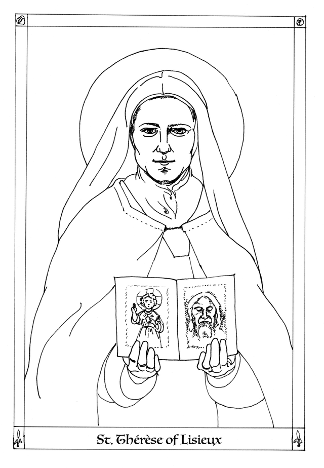 Saints coloring pages