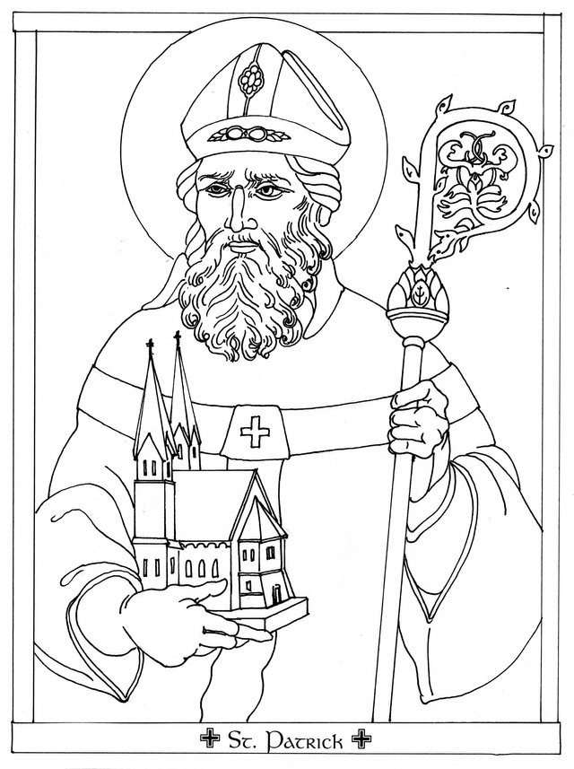 Saints coloring pages