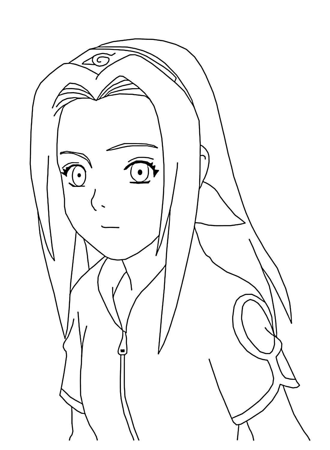 Sakura haruno coloring pages