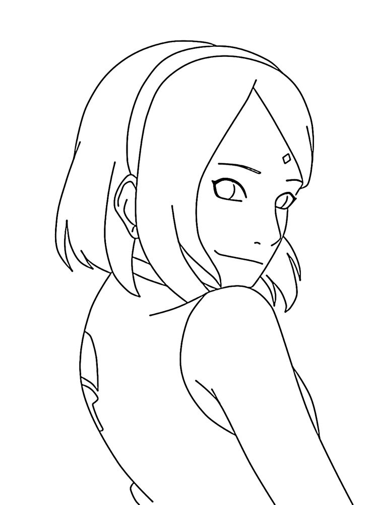 Sakura haruno coloring pages