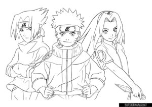 Naruto coloring pages