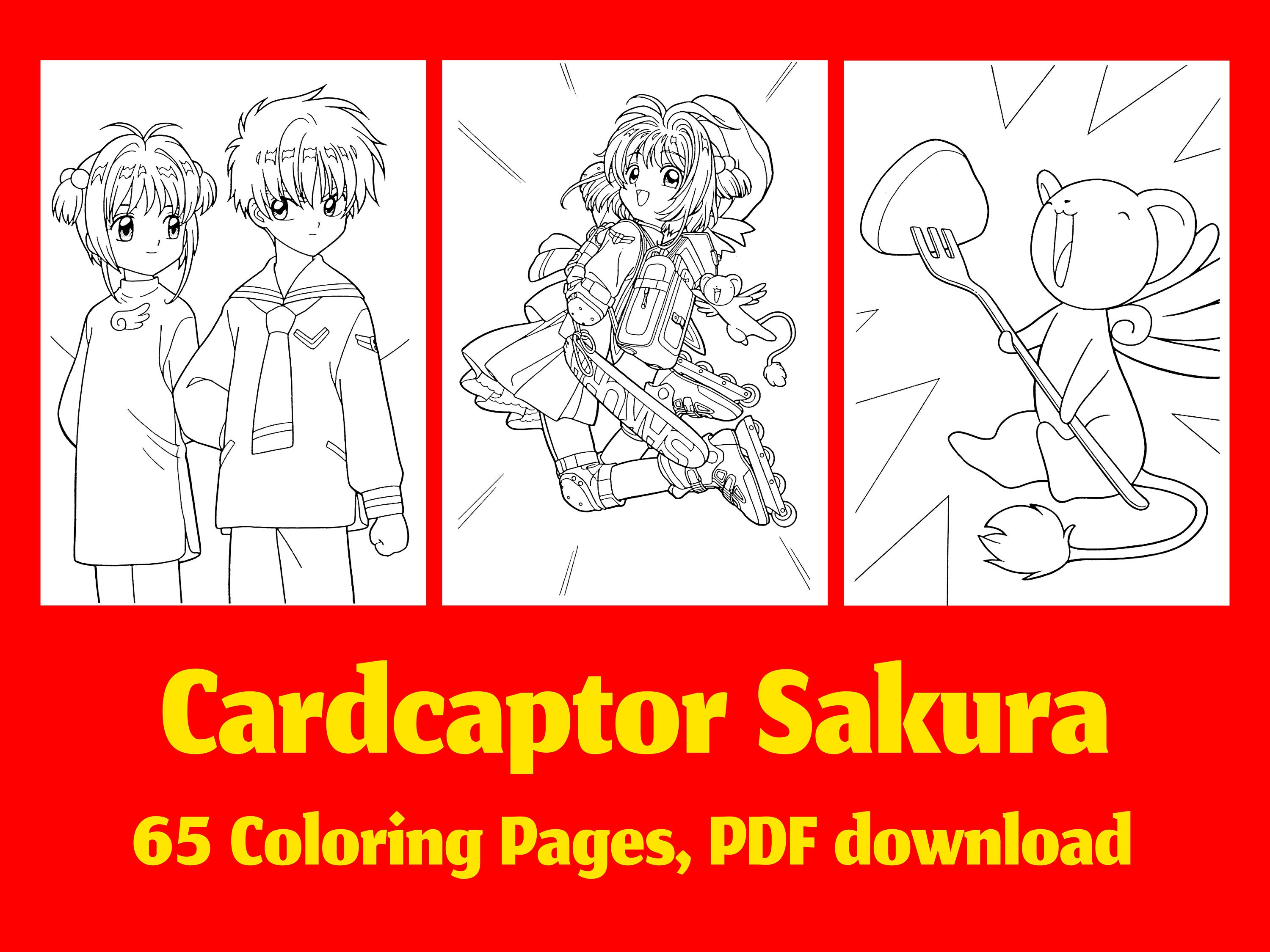 Cardcaptor sakura coloring book